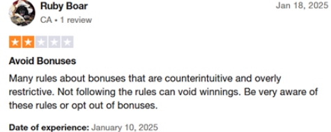 CasinoDays Trustpilot