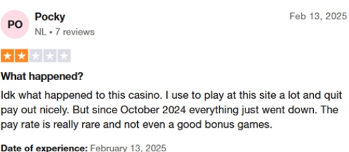 Comeon Trustpilot