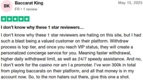 Spinaway Trustpilot